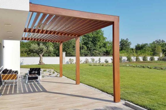 Pergola bioclimatique - Bourg-en-Bresse - Mon Grand Menuisier